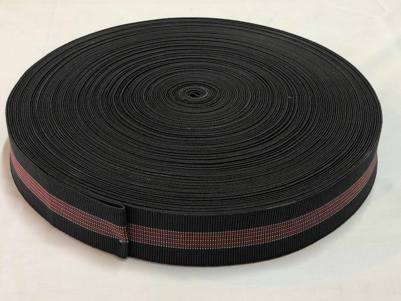 Elastic webbing upholstery furniture 50 metre roll 4 stripe 50mm wide