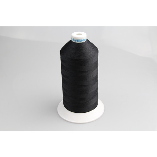 Bonded Polyester Thread UV M30 BLACK 4000mt
