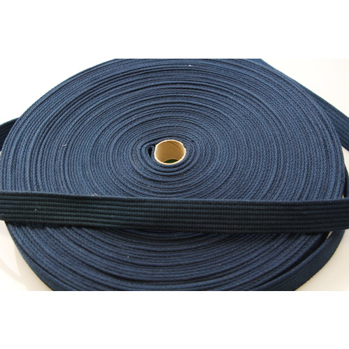 Polyester Brushed Soft Webbing Ribbed NAVY 25mm x 10mt