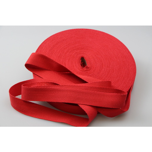 Cotton binding tape 25mm x 10mt RED