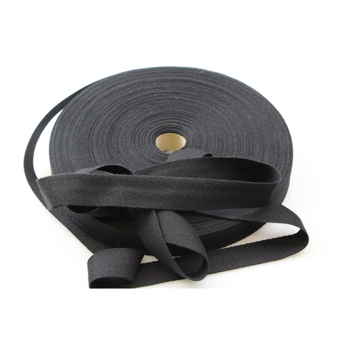 Cotton binding tape 25mm x 50mt BLACK