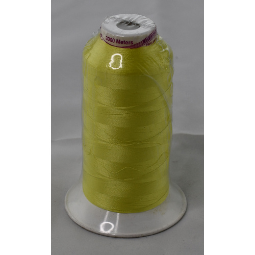 Embroidery Machine Sewing thread Light Yellow 3000m