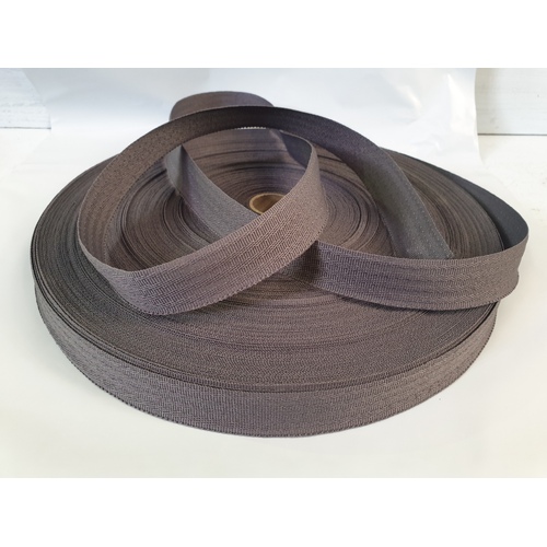 Polyester Binding Tape CHARCOAL 25mm x 100mt