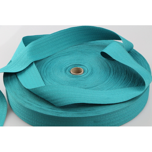Polyester binding tape TURQUOISE 36mm x 100mt