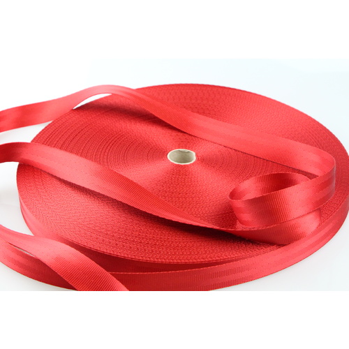 Seat Belt Webbing RED 25mm x 100mt