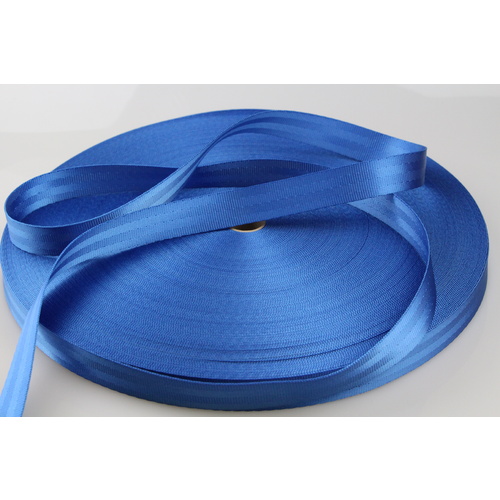 Seat Belt Webbing ROYAL BLUE 25mm x 100mt