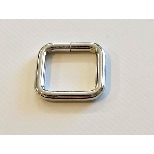 Square ring x 10 welded steel 25mm x 25mm x 5mm
