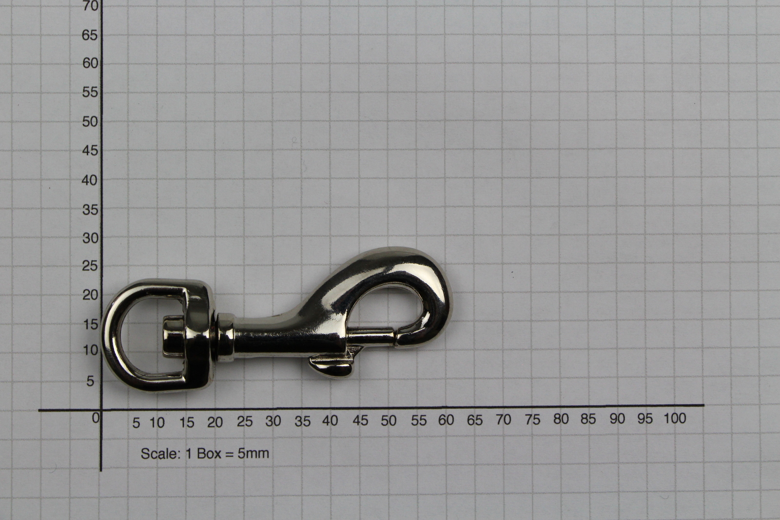 Snap hook clip 6 x 15mm Round End