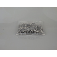 Stainless Steel D-Rings 20mm x 4mm 100 Pieces