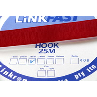 Hook & Loop - HOOK SIDE 25mm x 25m