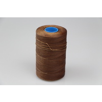 MOX waxed polyester sewing thread Brown .6mm 1000m 