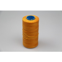 MOX waxed polyester sewing thread Yellow .6mm 1000m 