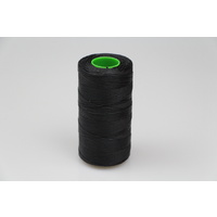 MOX waxed polyester sewing thread Black .8mm 400m spool 