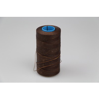 MOX waxed polyester sewing thread Brown .8mm 400m spool 