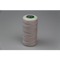 MOX waxed polyester sewing thread White .8mm 400m spool 