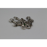 Snap hook clip 10 x 15mm Round End