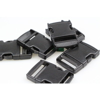 Side release buckle 100 sets of clips 38mm  x 200 pieces