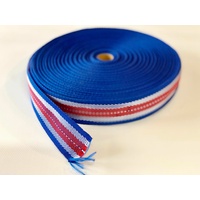 Polypropylene Binding Red, White and Blue 44mm x 10m