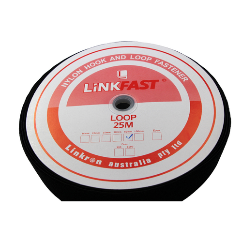 LOOP SIDE BLACK 50mm x 25mt