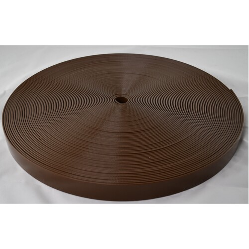 PVC Coated Webbing 32mm x 50m [colour: Brown]