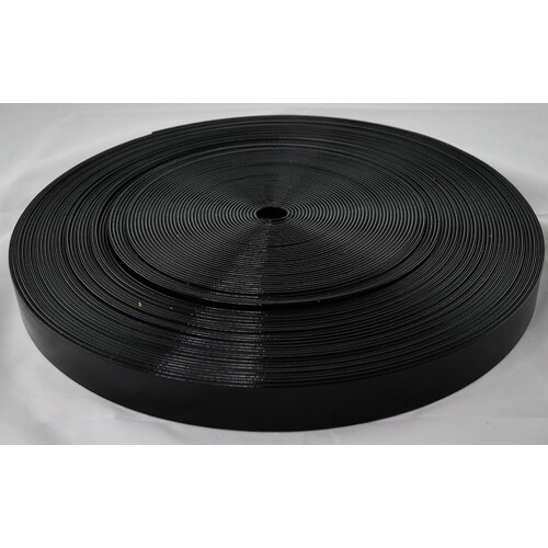 PVC Coated Webbing 38mm x 50m [colour: Black]