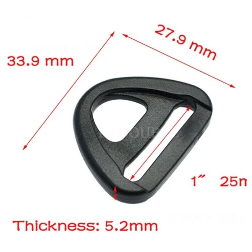 Adjustor with Bar Plastic 25mm x 10