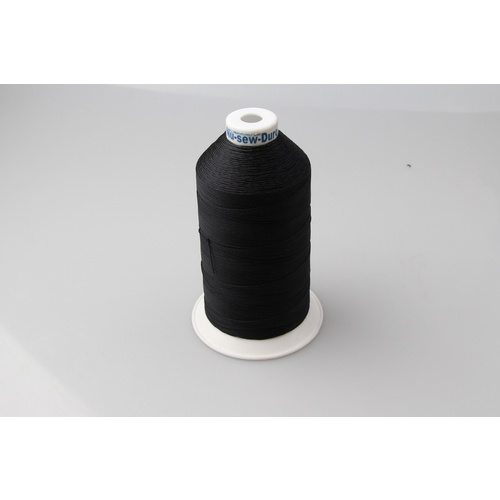 Bonded Polyester UV M20 BLACK 1500mt x 10 spools