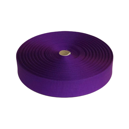Polyester Ballistic/Backpack Webbing PURPLE 25mm x 10mt