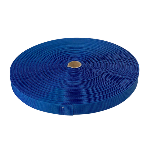 Polyester Ballistic/Backpack Webbing ROYAL BLUE 25mm x 10mt