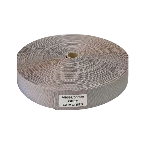 Polyester Ballistic/Backpack Webbing GREY 25mm x 50mt