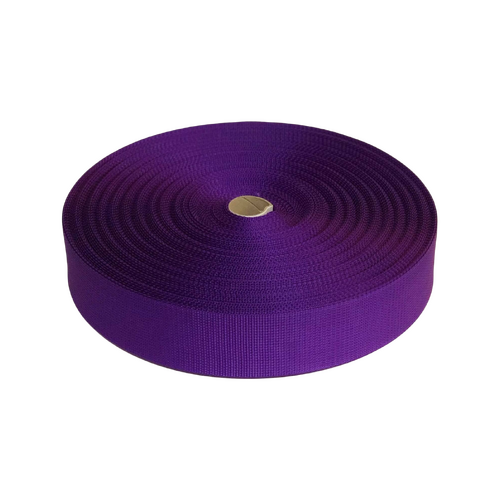 Polyester Ballistic/Backpack Webbing PURPLE 25mm x 50mt