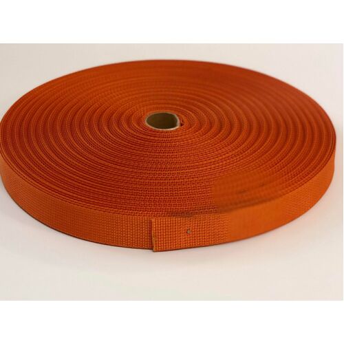 Polyester Ballistic/Backpack Webbing ANTEC ORANGE 38mm x 10mt