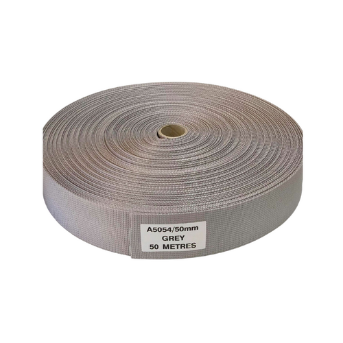 Polyester Ballistic/Backpack Webbing GREY 38mm x 10mt