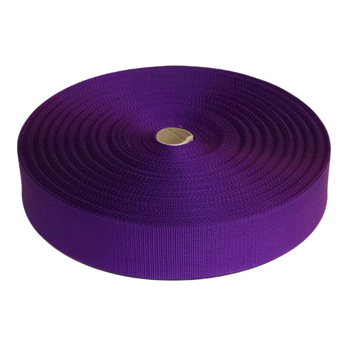 Polyester Ballistic/Backpack Webbing PURPLE 38mm x 10mt