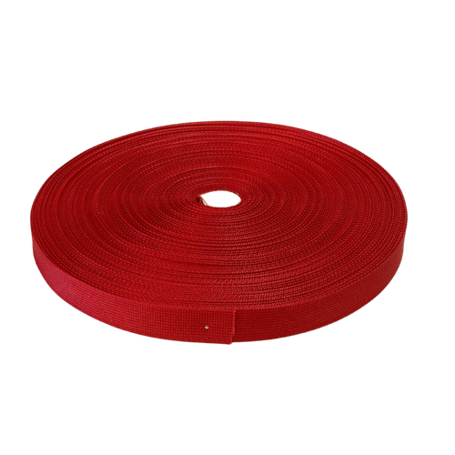 Polyester Ballistic/Backpack Webbing RED 50mm x 10mt