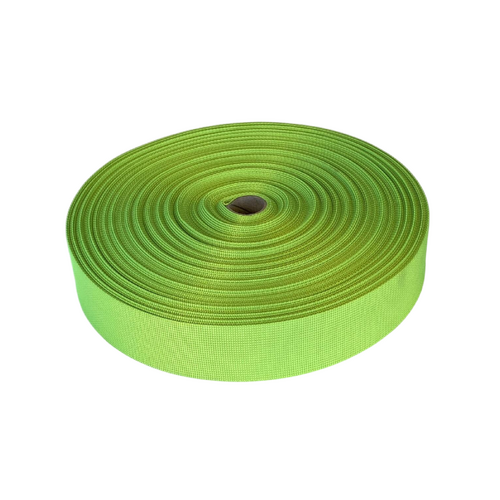 Polyester Ballistic/Backpack Webbing FLURO GREEN 50mm x 10mt