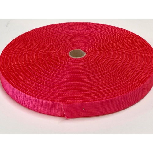 Polyester Ballistic/Backpack Webbing FLURO PINK 50mm x 50mt