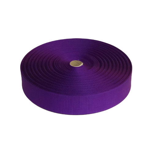 Polyester Ballistic/Backpack Webbing PURPLE 50mm x 50mt