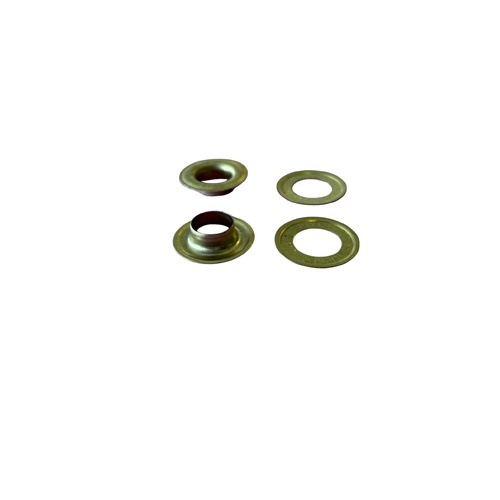 Brass Eyelets and Flat Washers Size SP9 x 100 sets