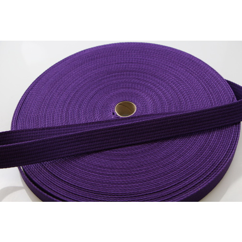 Polyester Brushed Soft Webbing Ribbed PURPLE 20mm x 10mt