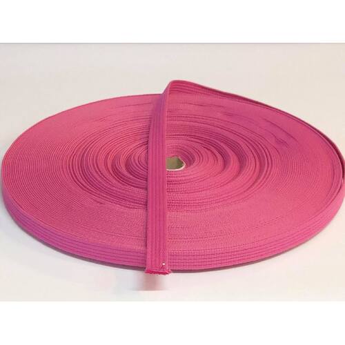 Polyester Brushed Soft Webbing Ribbed FLURO PINK 20mm x 50mt