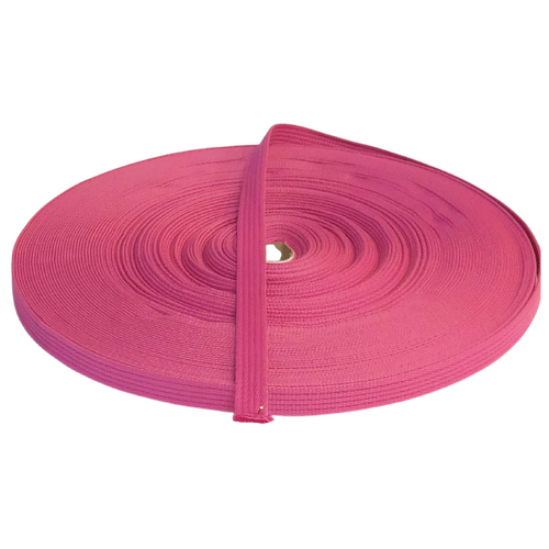 Polyester Brushed Soft Webbing Ribbed FLURO PINK 20mm x 50mt