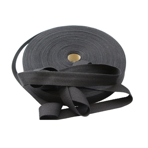 Cotton binding tape 25mm x 10mt BLACK