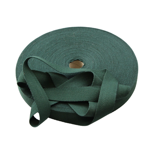 Cotton binding tape 25mm x 10mt BOTTLE GREEN