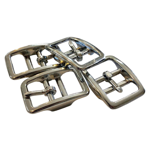 Double Bar 100 x 20mm or Steel/Nickel Plated Buckle
