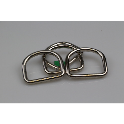 Dee D Ring Welded Steel 50mm X 7mm x 10 pieces