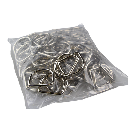 Dee D Ring 100 x Welded Steel 50mm x 7mm