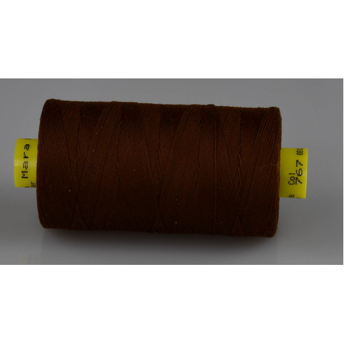 Mara M120 BROWN Polyester Thread x 1000mt Colour No.767