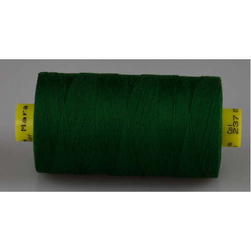 Mara M120 DARK GREEN Polyester Thread x 1000mt Colour No.237