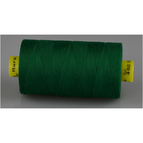 Mara M120 EMERALD GREEN Polyester Thread x 1000mt Colour No.402